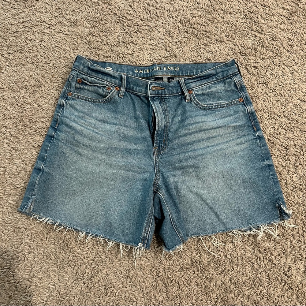 American Eagle Outfitters Relaxed Fit Shorts, High-Waisted